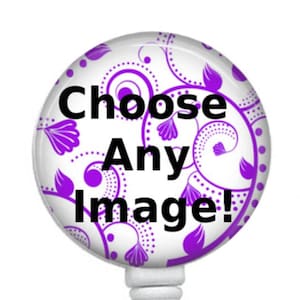 Nurse ID Badge Reel,Nurse Badge Holder, Name Badge Holder, Custom Name Tag, Nurse Gift, Custom Badge Reel,Cute Badge Reel, Personalized