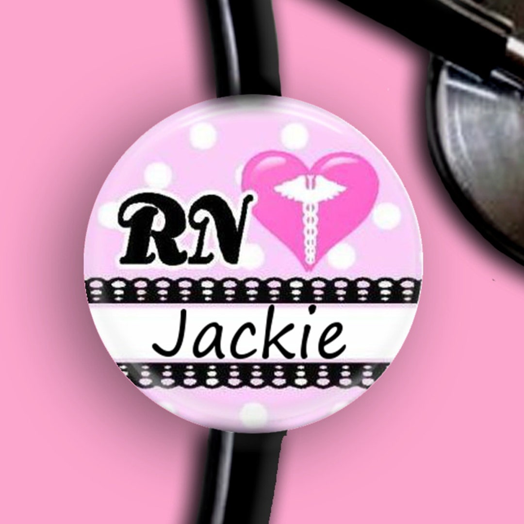 Stethoscope ID Tag RN Stethoscope Tag Stethoscope Name Tag Etsy
