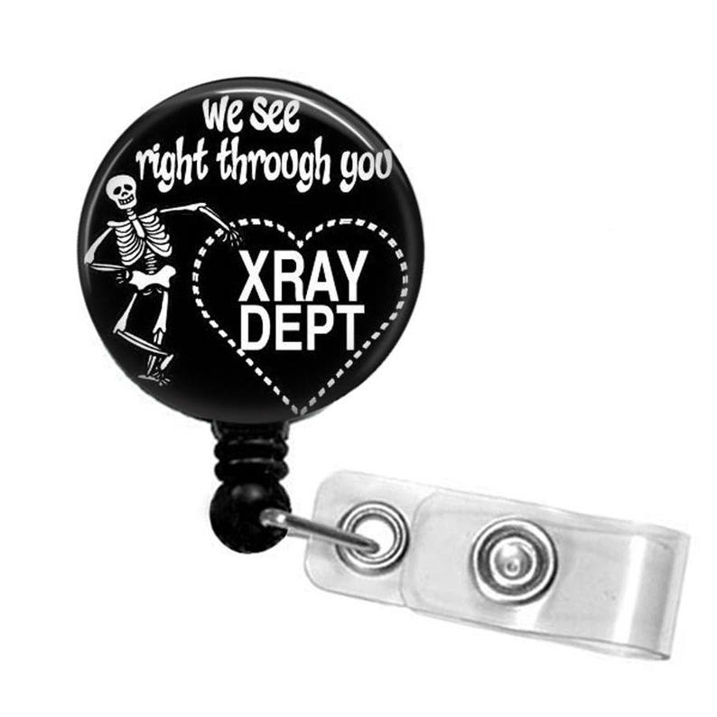 XRay Badge Reel Xray Badge Holder Xray Tech Badge Reel Etsy