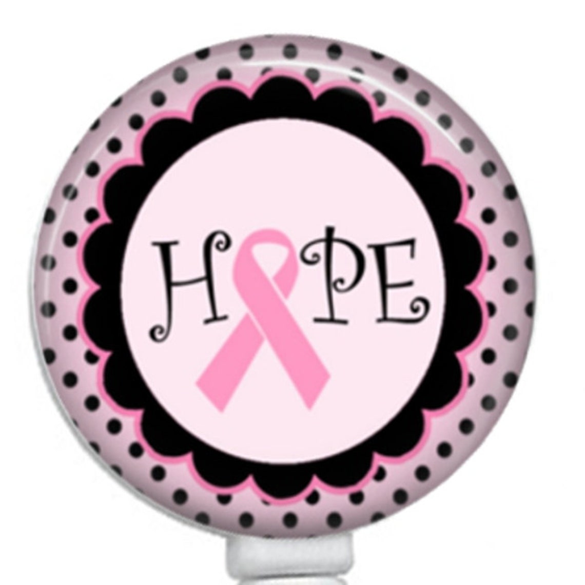 Breast Cancer Badge Reel Nurse Id Badge Holder Nurse Badge Etsy