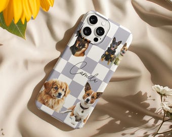 Personalized Dog Portrait Phone Case: Durable Pet-Themed Gift