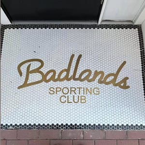 Kundenspezifisches Logo-Mosaik-Fliesen-Zeichen: Geschäft Eingang, Foyer oder Küche