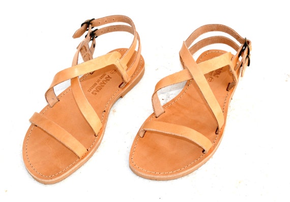 ANANIAS Greek Sandals Roman Grecian handmade leather sandals | Etsy
