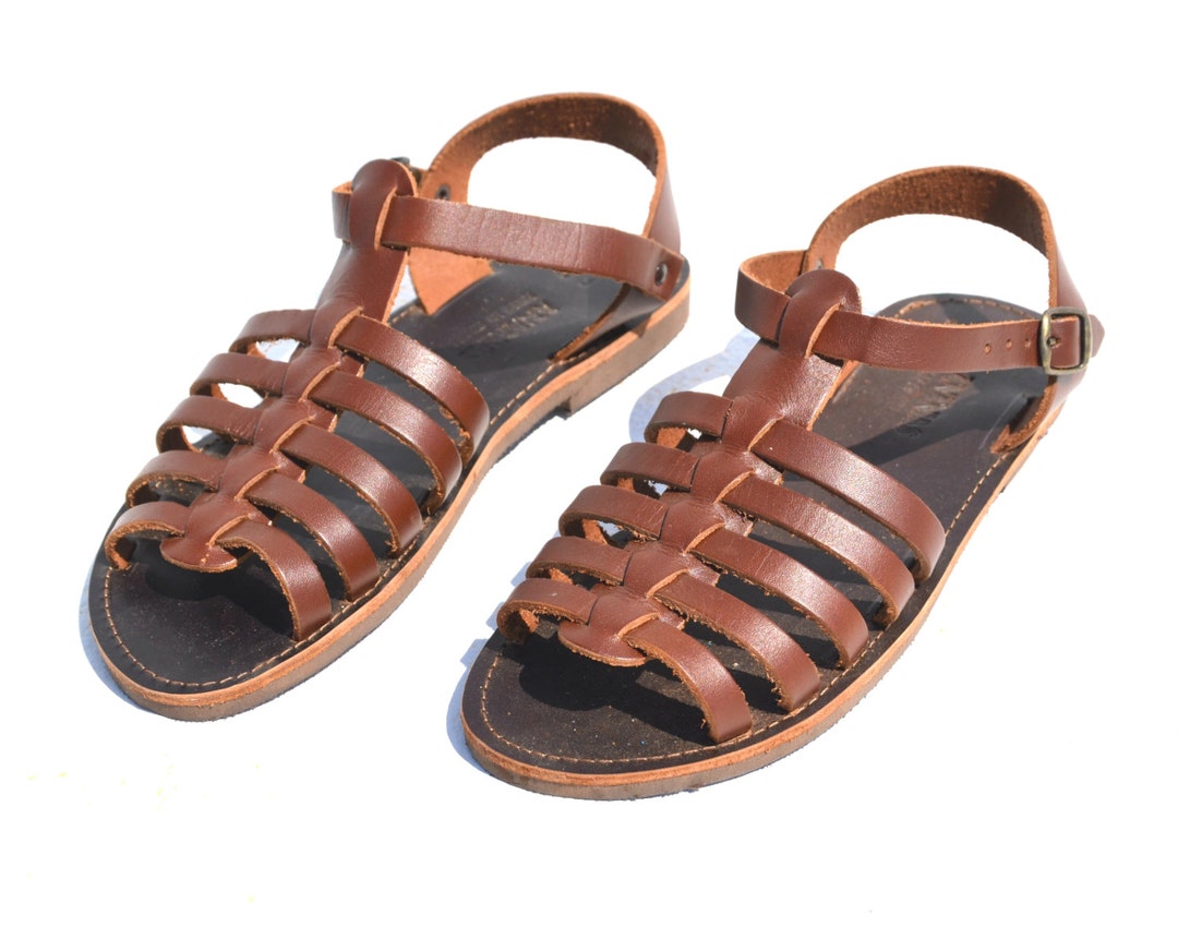 Handmade Roman Grecian Leather Sandals-new STYLE - Etsy Australia