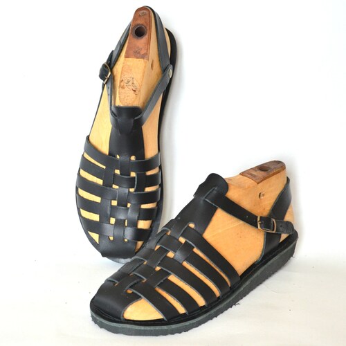 Handmade Roman Grecian Leather Sandals for Men NEW - Etsy