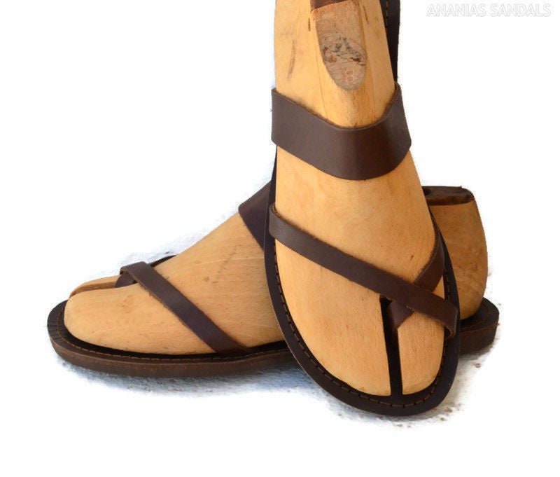 ANANIAS Roman Greek Handmade Leather Sandals | Etsy Canada