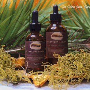 Ayurvedic Extreme Growth Herbal Hair Oil || 19 Powerful Herbs for Hair Growth || Damaged Hair - Thin Edges - Thick & Healthy Hair ||
