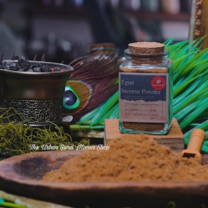 Egun (Ancestor) Herbal Incense Powder || Apothecary Corked Vial || Spirit Communication - High Vibrations   || Santeria, Ifa, Lukumi