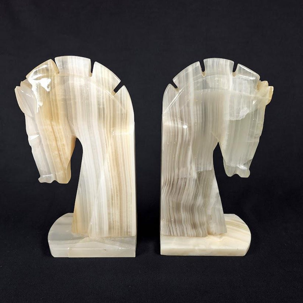 Horse Head Bookends, Set of Two