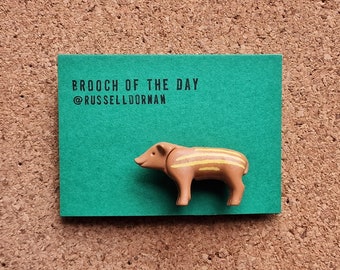 Wild boar piglet pin (Playmobil)
