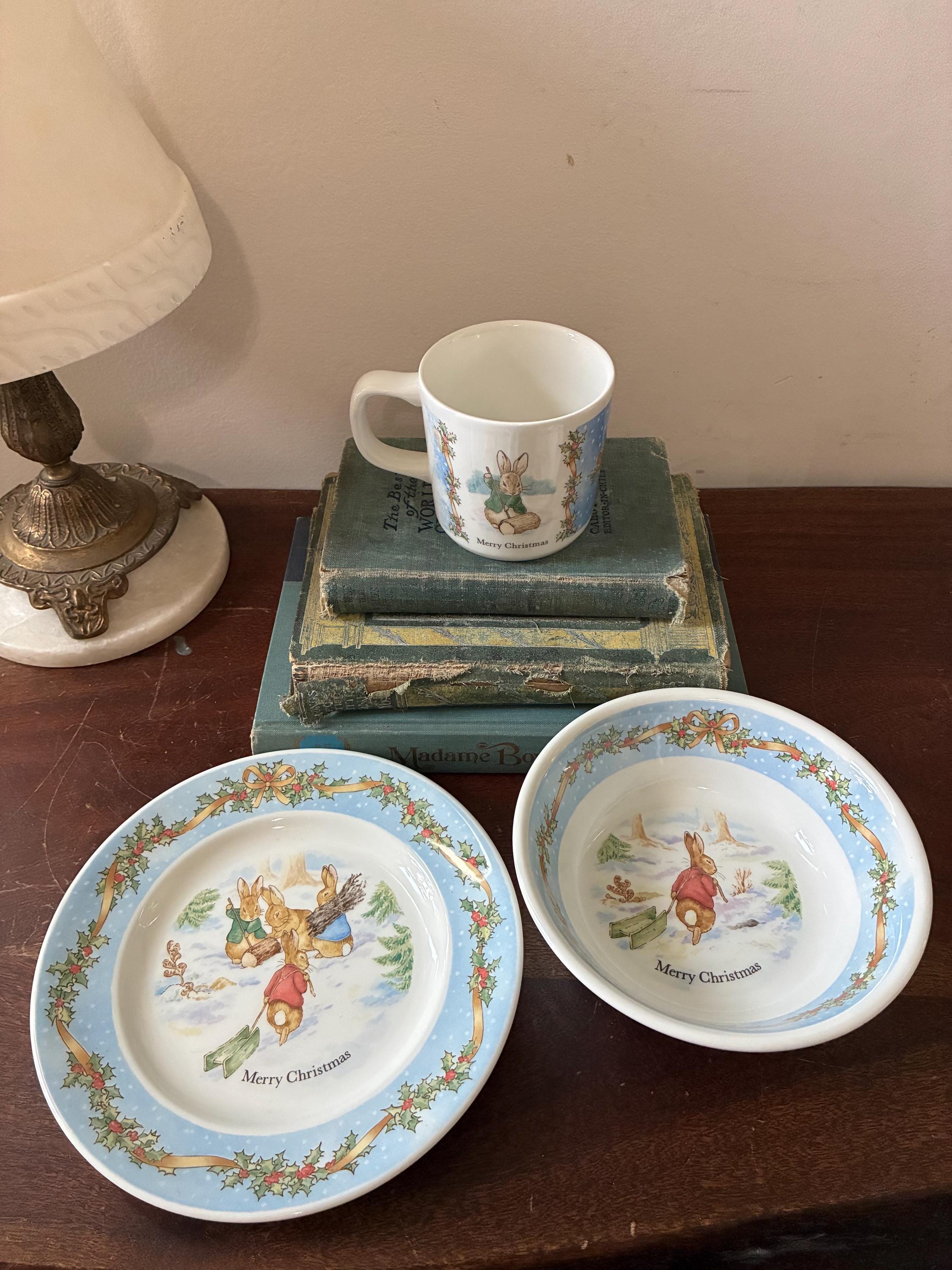 未使用　PETER RABBIT カップ&ソーサー　プレート　WEDG WOOD Wedgewood Peter Rabbit Set - Etsy