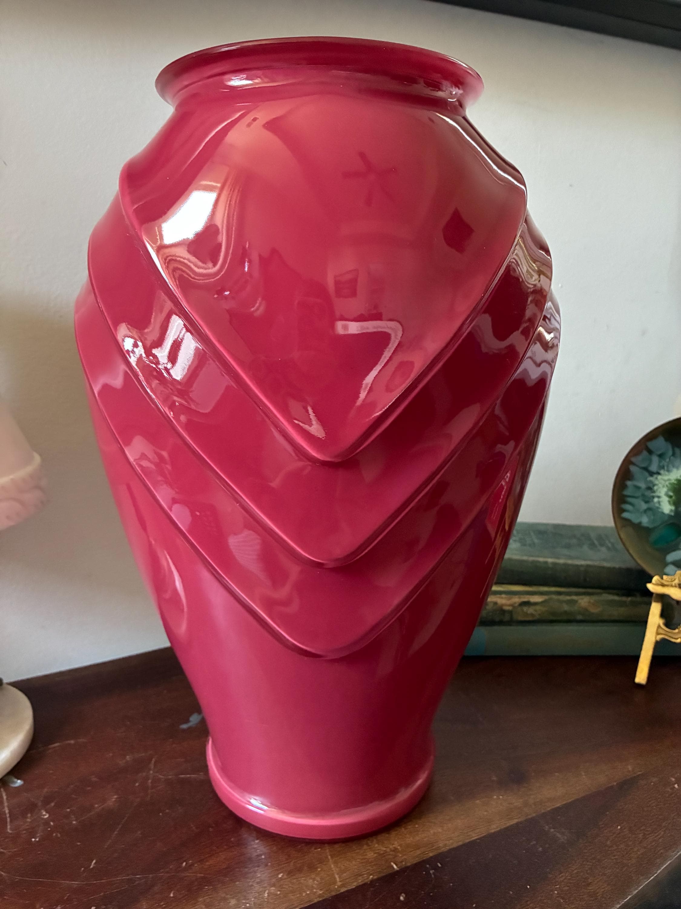 80s Art Deco Vases - Etsy
