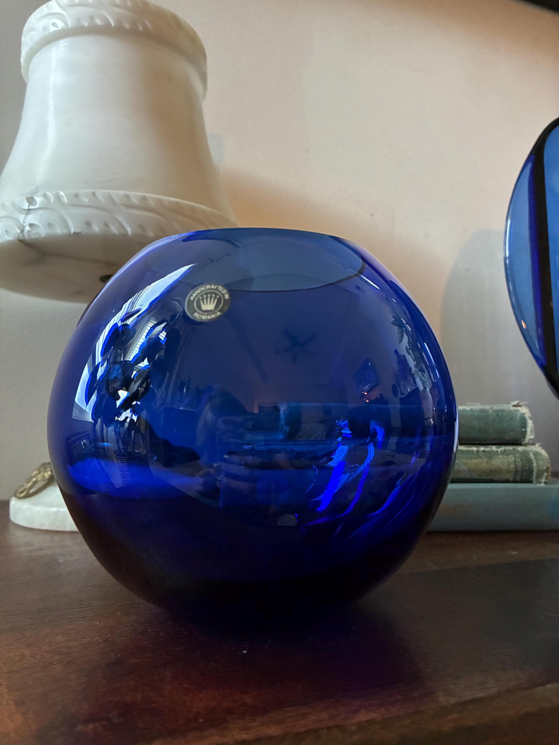 Vintage Blue Blenko - Etsy
