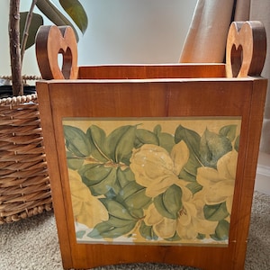 Vintage Magazine Rack - Etsy