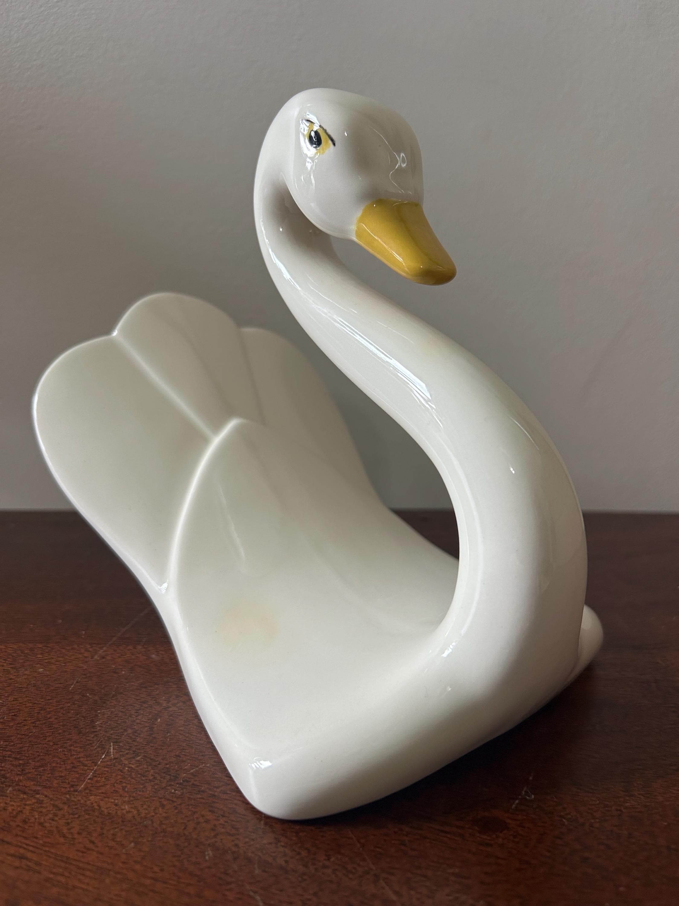 Ceramic Swan - Etsy