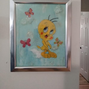 Tweety in the clouds.