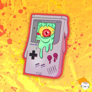 Adesivo per Game Boy gocciolante