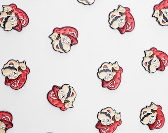 Drippy Mario Enamel Pin