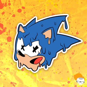 Drippy Sonic Sticker