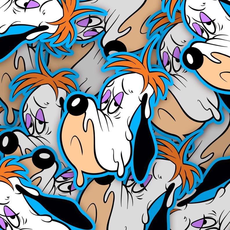Drippy Droopy Sticker - Etsy