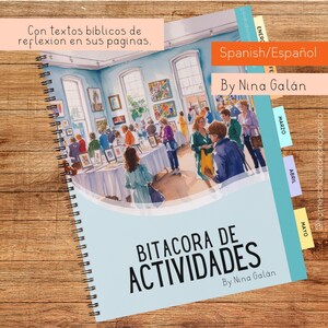 Bitácora de Actividades para Homeschool con Enfoque Bíblico | Registro Espiritual y Académico