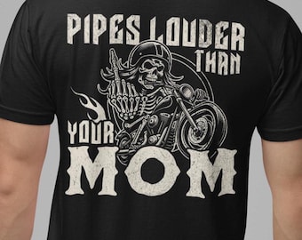 Camiseta de esqueleto de motociclista, camiseta de motociclista, camiseta engraçada de motociclista, presente para amantes de motociclistas, presente de motociclista, camiseta de esqueleto de motociclista, pai motociclista