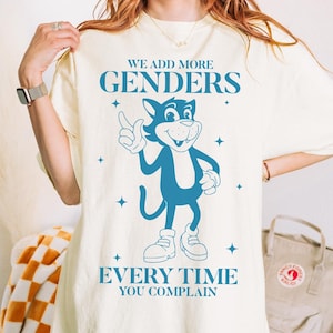Trans Rights Sweatshirt Trans Pride Funny Meme Shirt Trans Rights Nonbinary Funny Humor Shirt Shirt for Women Y2K Sweatshirt Y2K Crewneck