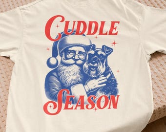 Schnauzer Christmas Shirt Funny Holiday Dog Shirt Vintage Dog Tshirt Schnauzer Mom Shirt Schnauzer Dad Christmas Dog Tshirt Schnauzer Lover