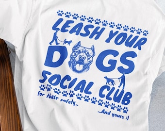 Chemise drôle de club de Pitbull Chemise de club social de chien Chemise de chien vintage T-shirt de maman de Pitbull Cadeau drôle de Pitbull Chemise de papa de pitbull Chemise d'amant de Pitbull