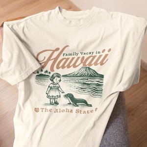 Maglietta per le vacanze alle Hawaii Maglietta Aloha State Maglietta per le vacanze a Honolulu Maglietta per la crociera alle Hawaii Maglietta per il viaggio in famiglia alle Hawaii Maglietta Aloha Vintage Hawaii Surf hawaiano
