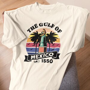 Vintage Gulf of Mexico Shirt Gulf of Mexico Shirt Gulf Coast Shirt Mexico Vacation Mexico Shirt Gift for Mexico Lover Gulf of Mexico Gift