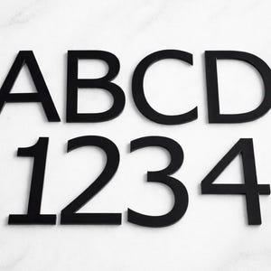 Custom Laser Cut Acrylic Letters | Modern Wall Decor with 3M Adhesive