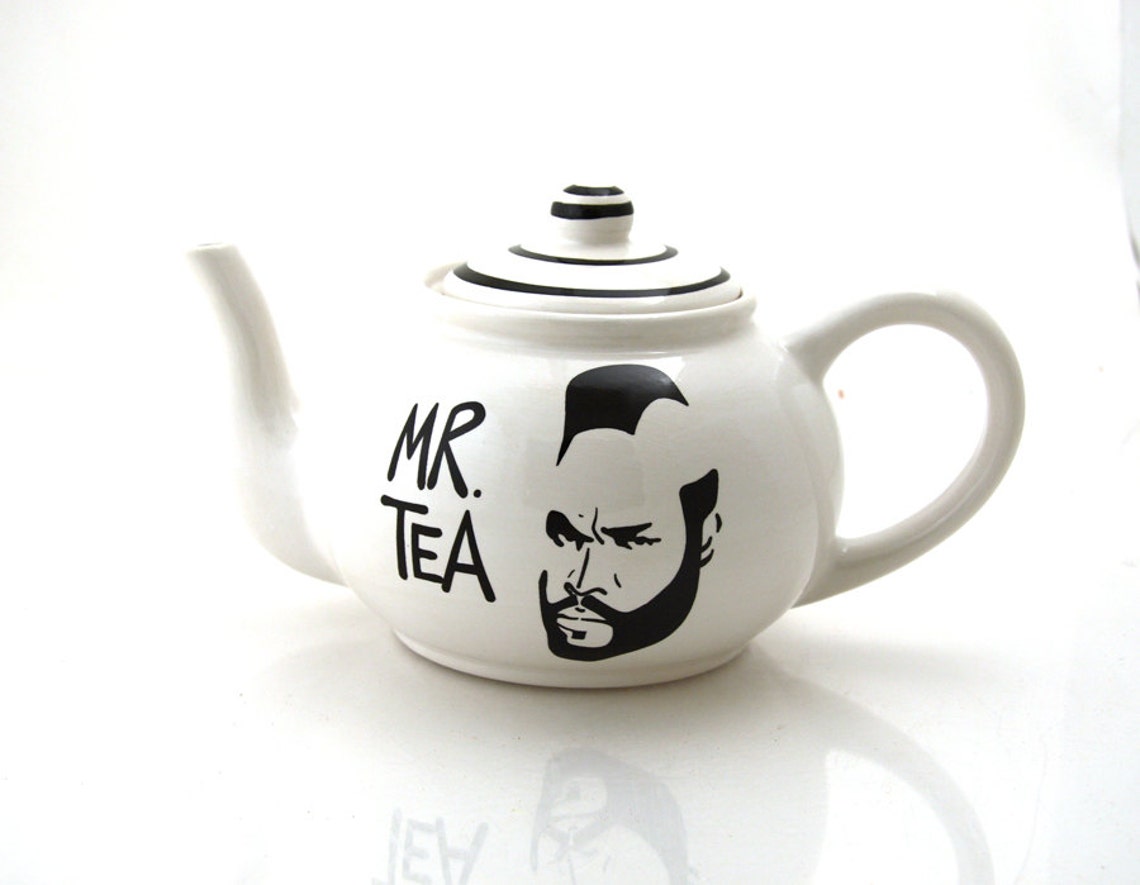 Mr. T Teapot Mr. Tea pot large ceramic teapot home and Etsy