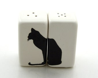 Cat Salt and Pepper Shakers