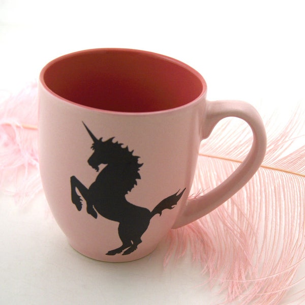 Personalized Mug Pink Unicorn Mug Can be Personalized