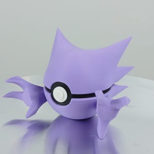 Haunter-Inspired Monster Ball |  Ghost-Type | Unique Gaming Decor | Perfect for TCG Fans or Collectors | Gift Idea for Gamers & Cosplay