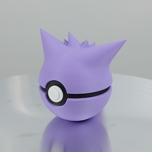 Gengar-Inspired Monster Ball | Ghost-Type | Unique Gaming Decor | Perfect for TCG Fans or Collectors | Gift Idea for Gamers and Cosplayers