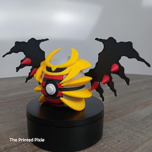 Giratina-Inspired Monster Ball | Dragon & Ghost-Type | Legendary Gaming Decor | Perfect for TCG Fans or Collectors | Gift Idea for Gamers