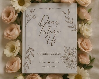 Queridos futuros nosotros: un libro de visitas de boda único y un libro de recuerdos del décimo aniversario