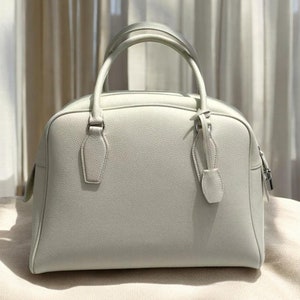 Echtes Leder India 12 Top Henkeltasche, Classic Row Minimal Tragetaschen, Die India 12 Row Tasche