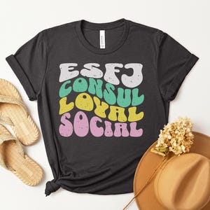 Groovy ESFJ Shirt, MBTI Shirt, Consul Myers-Briggs Shirt, 16 personalities shirt, Gift for ESFJ Consul, Gift for Psychology