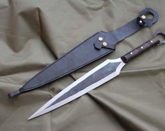 14-calowy nóż kunai/ręczny/ostry/miecz do tarnowania.