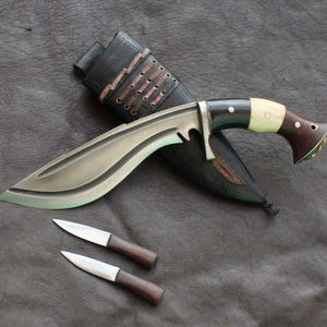 8 inch Custom knife / kukri / join handle / Ready for ship.