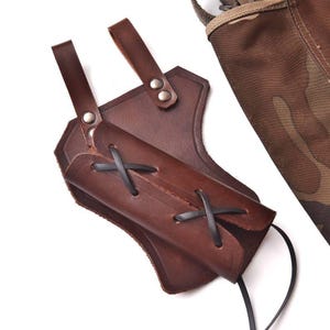 Brown Leather medieval scabbard. Sword scabbard for personalize  or cosplay handmade gift for him