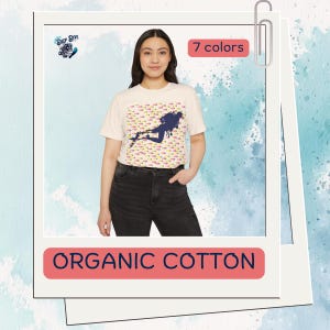 Eco-Friendly Scuba Diver T-Shirt – Unisex Organic Cotton & Recycled Polyester | Sustainable Ocean Lover Gift