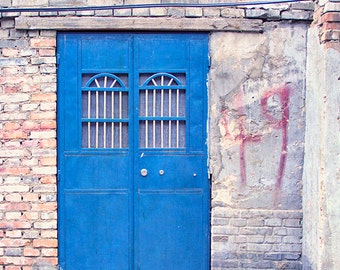 Blue Door Photography, Door Art, Door Picture, Olympian Blue, Architecture Photography, Rustic Decor, Pantone Blue, China Travel, Beijing