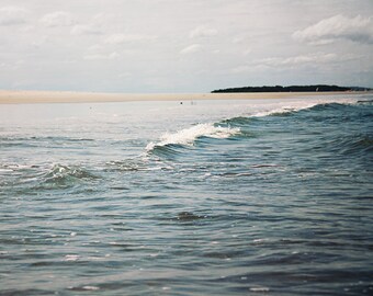 Beach Photography, Ocean Photography, Sea Blue, Dark Teal Blue, Ocean Landscape, Nature, Coastal Art, Seascape, Seaside, Ocean Waves, Calm