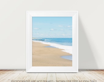 Fotografía de playa, Fotografía del océano, Costa, Costa, Nueva Inglaterra, Isla Plum, Verano, Azul Turquesa, Azul Azul, Mar, Mar