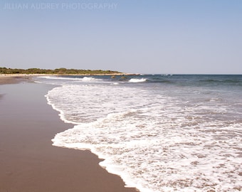 Beach Photography, Beach Landscape, Rhode Island, Coastal Decor, Beach House Art, Ocean Photograph, New England Coast, Coastal, Seascape