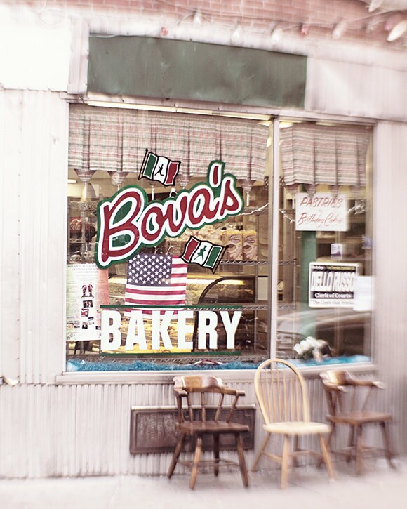 Little Italy Bakery Photograph Kitchen Art Red Green White Etsy